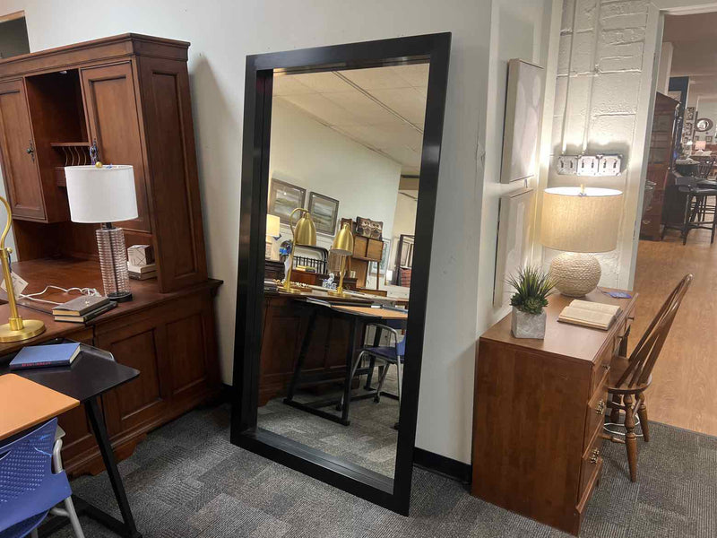 Restoration Hardware Black Floor Mirror