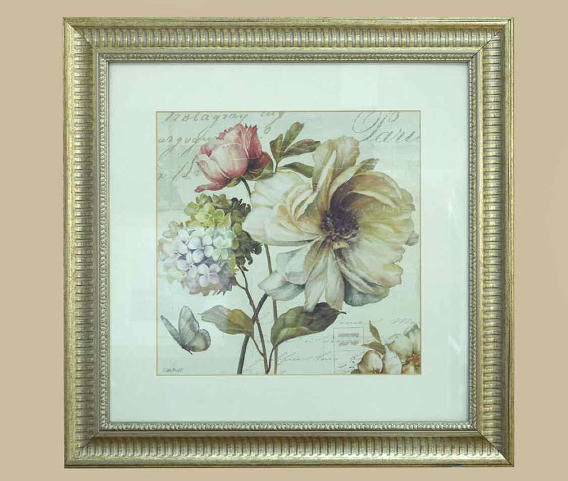 Framed Floral Print