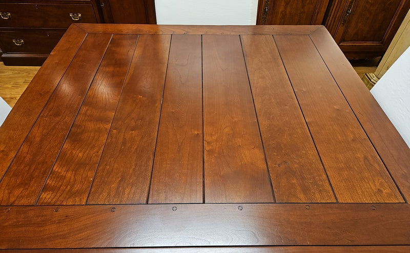 Espresso Cherry Plank Dining Table