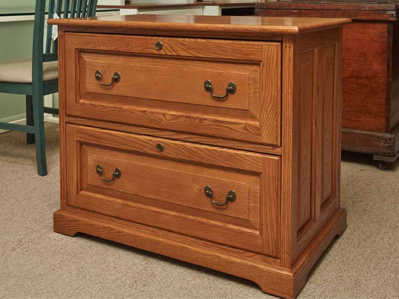 Riverside 'Meridian' Collection Oak 2 Drawer  File Cabinet