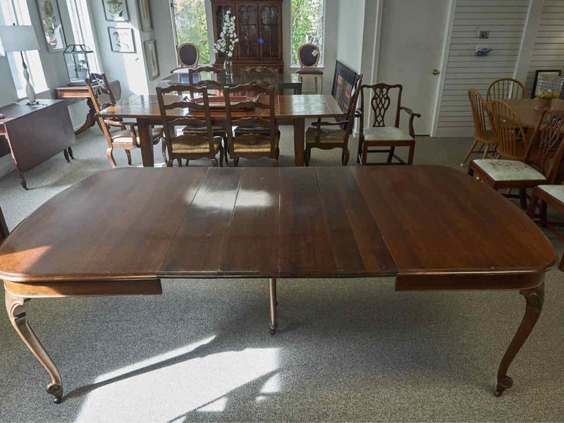 Mahogany Queen Anne Dining Table