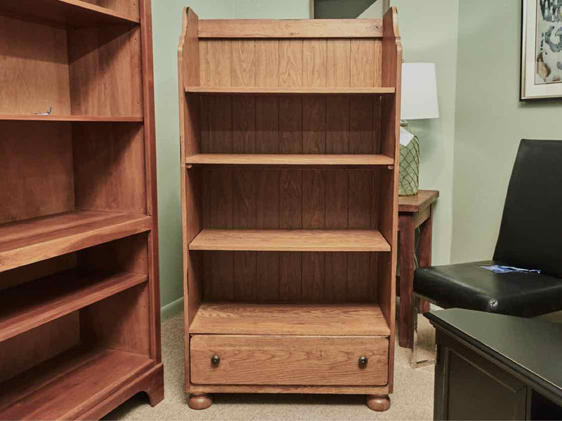 Broyhill   'Attic Heirloom Collection' Oak Bookcase with 1 Drawer