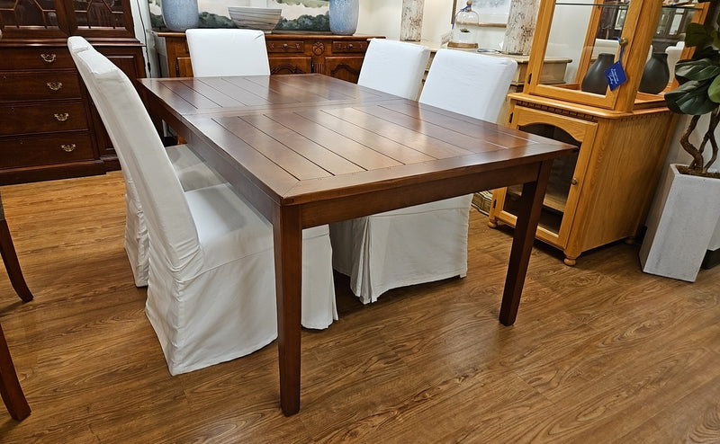 Espresso Cherry Plank Dining Table