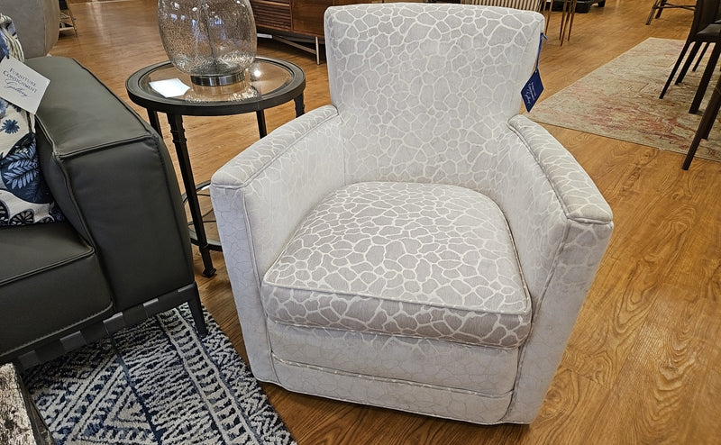 Pair of Crate & Barrel Swivel Chairs