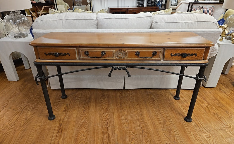 National Mt. Airy Wood and Iron Console