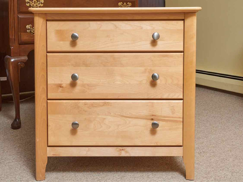 Witmer Three Drawer Cherry Nightstand