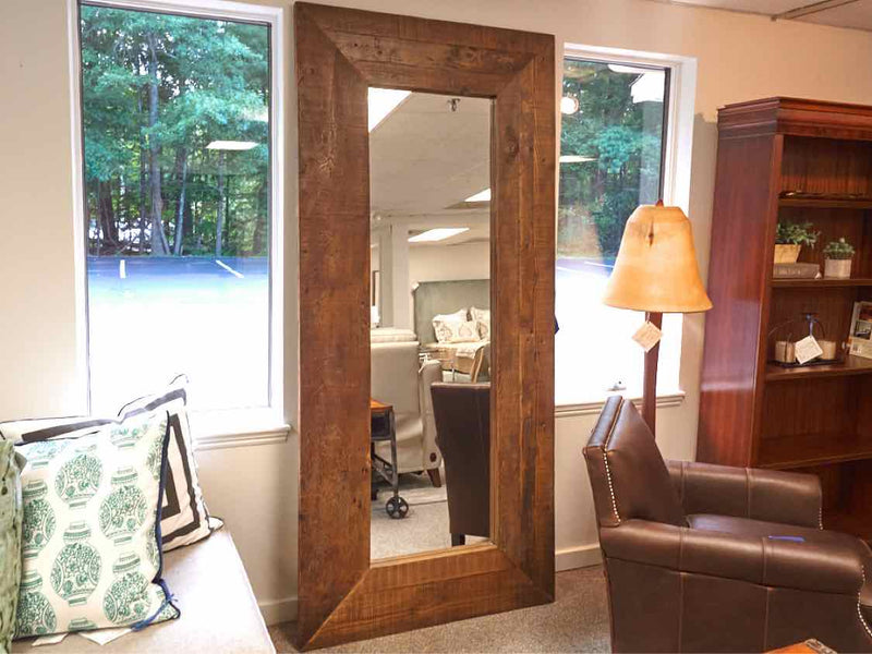 Rustic Chestnut Framed Mirror