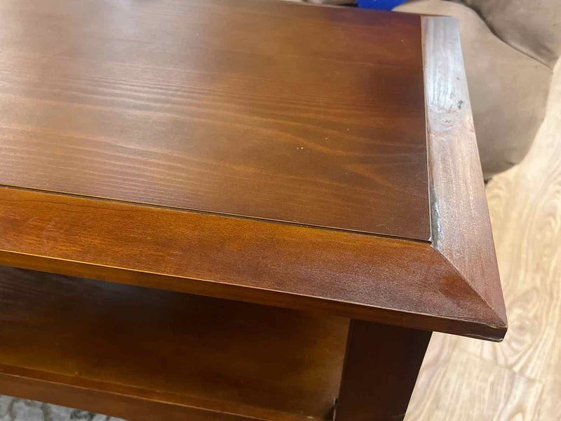 Pair of Espresso Side Tables