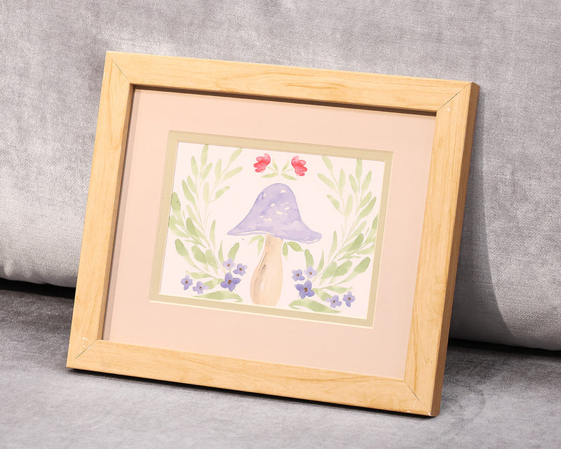 "Mushroom Garden II" Framed Print