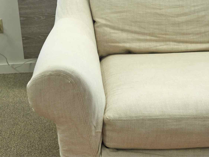 Restoration Hardware Slipcovered Oversized Arm Chair in Belgian Linen