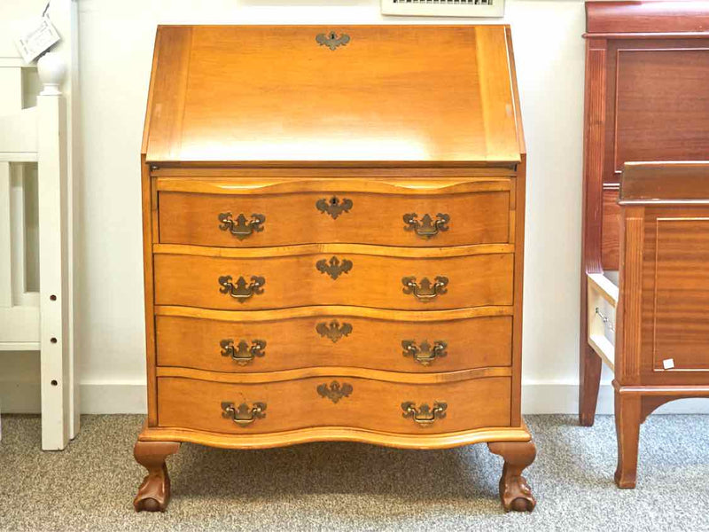 Maddox Furniture Serpentine Front  Secretary Desk