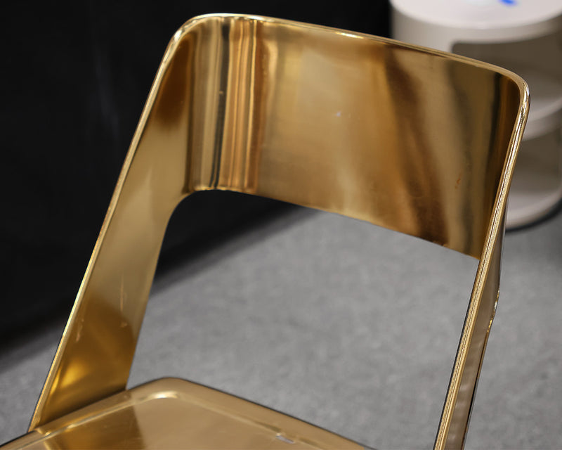 Anthropologie Metal Desk Chair in Brass Finish