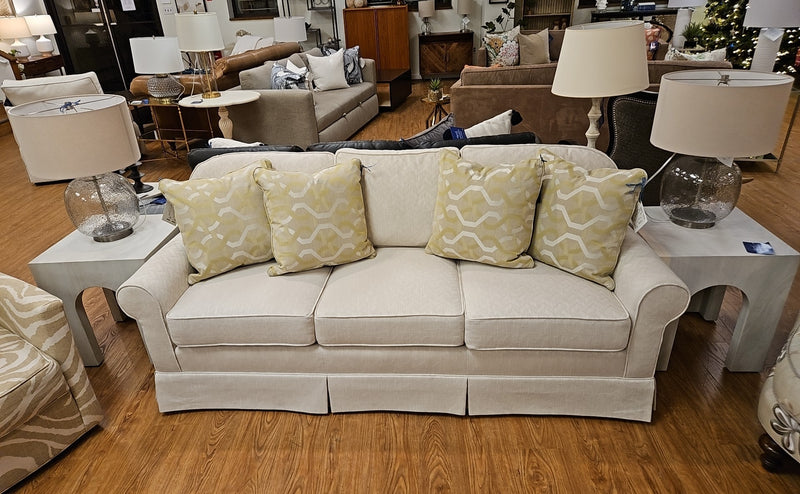 Miles Talbot Ivory 3- Seat Sofa