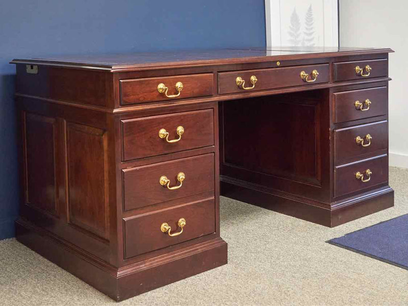 Stickley Mahogany Executive Desk