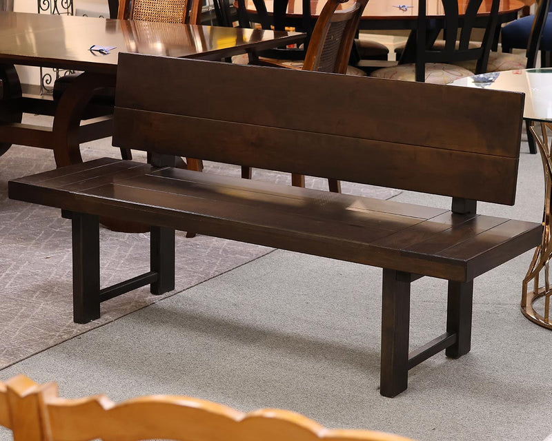 Rustic Trades' Jameson' Dark Walnut Finish  Bench