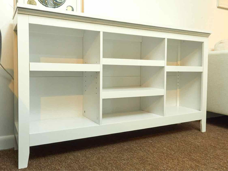 White 4 Adjustable Shelf Bookcase