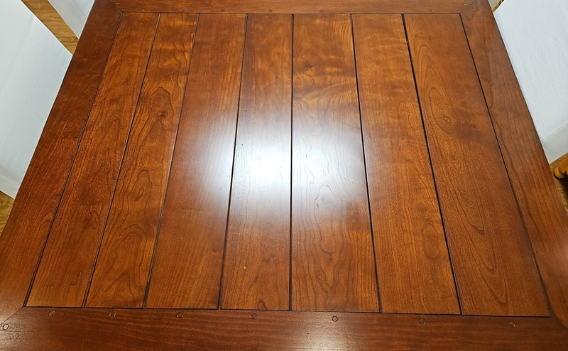 Espresso Cherry Plank Dining Table