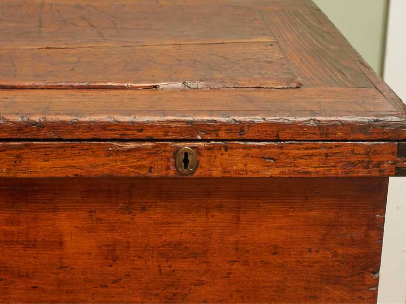 Antique Fir Trunk On Casters