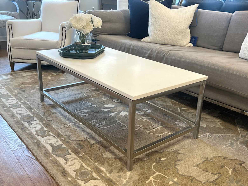 White Lacquer Cocktail Table