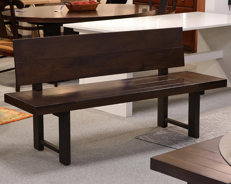 Rustic Trades' Jameson' Dark Walnut Finish  Bench