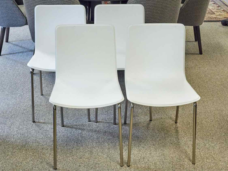 Set of 4 CB2 'Strut' Dining Chairs