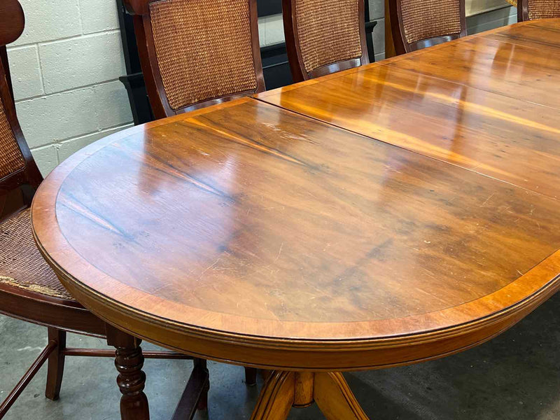 Antique Double Pedestal Dining Table