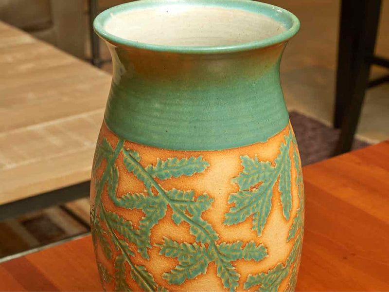 Hand Crafted Ceramic Vase By Sharyn Tullar, Durham NH