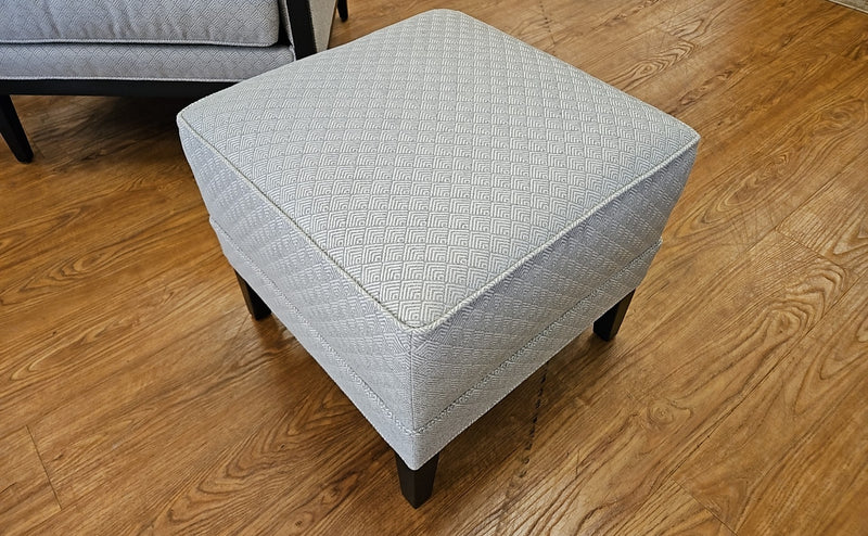 Ethan Allen 'Nassau' Square Ottoman