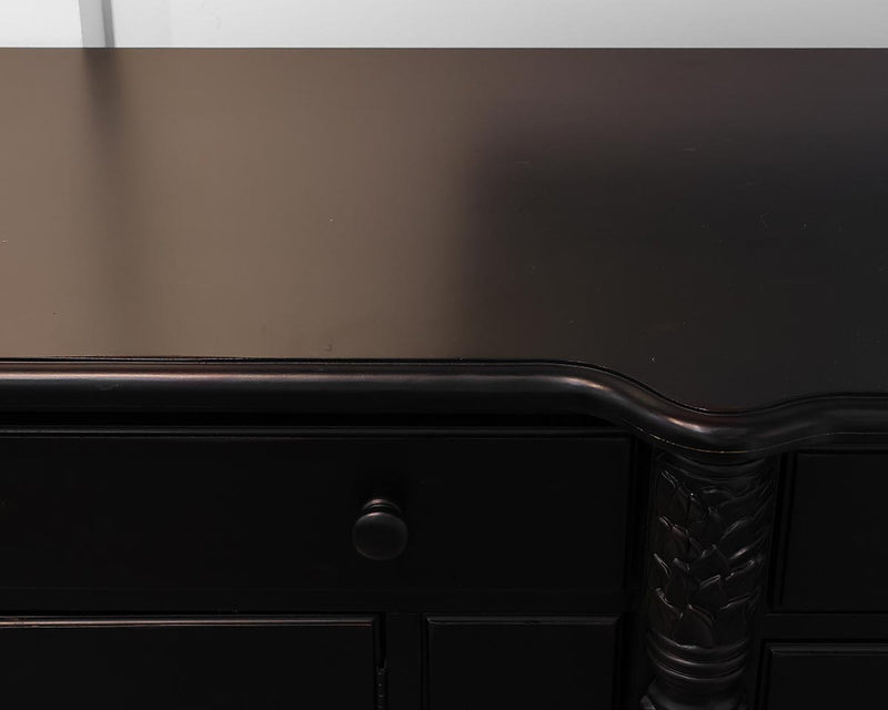 Jaclyn Smith 'Largo' Black Finish  Server with Fluted Legs