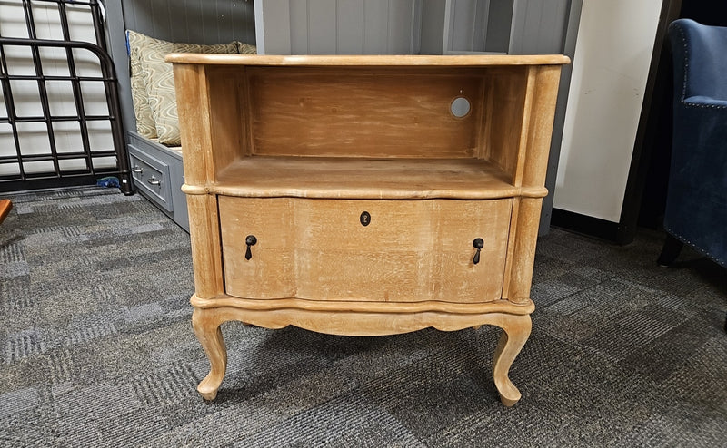 White Wash Side Table