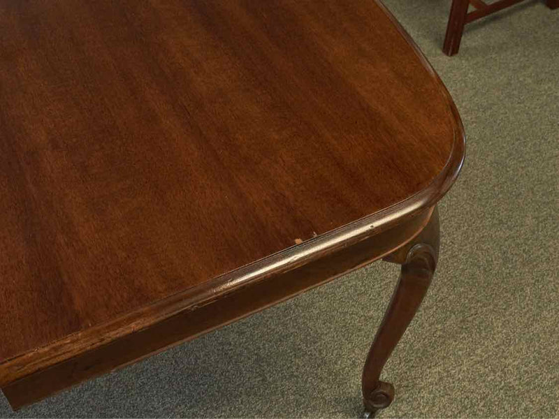 Mahogany Queen Anne Dining Table