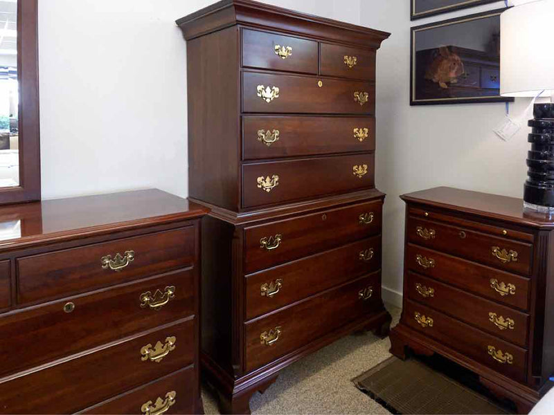 Kincaid Blockfront Cherry Chest on Chest