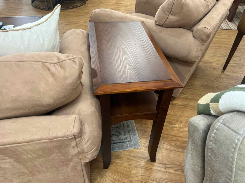 Pair of Espresso Side Tables