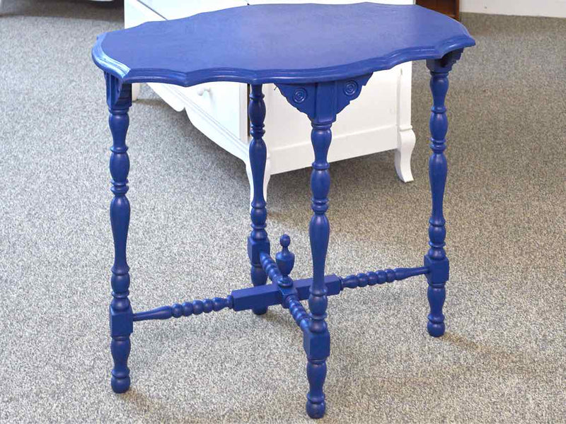 Royal Blue Turtle Top Table