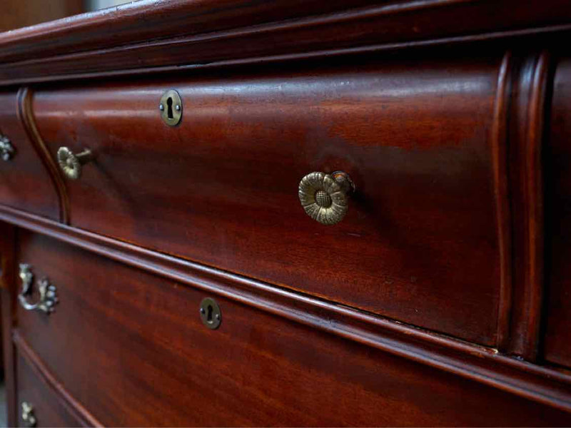 Antique Mahogany Dresser With Claw Feet