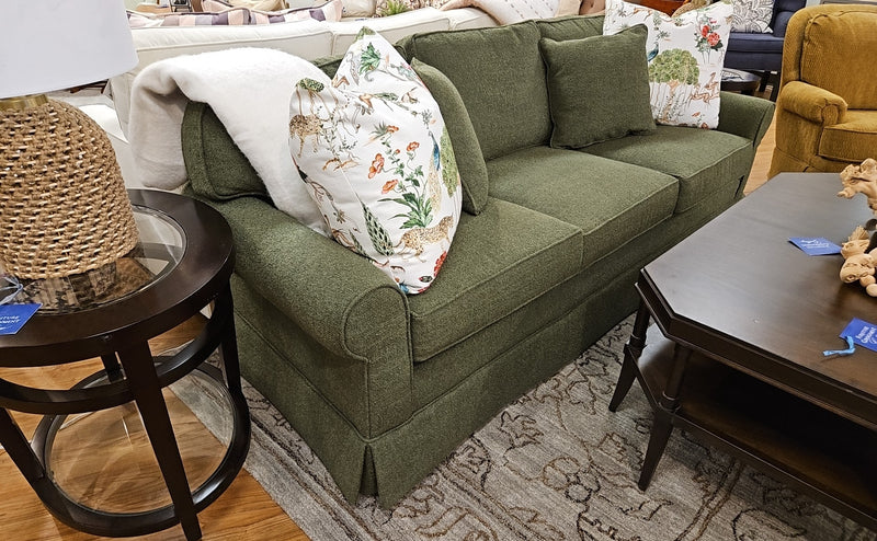 Miles Talbot Forest Green 3-Seat Sofa