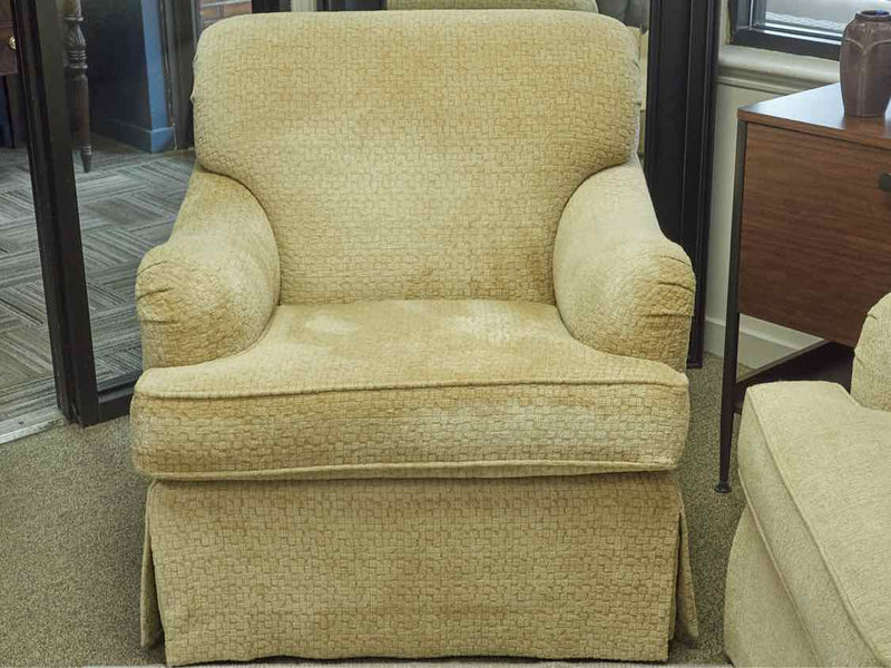 Henredon English Roll Arm Chair in Camel