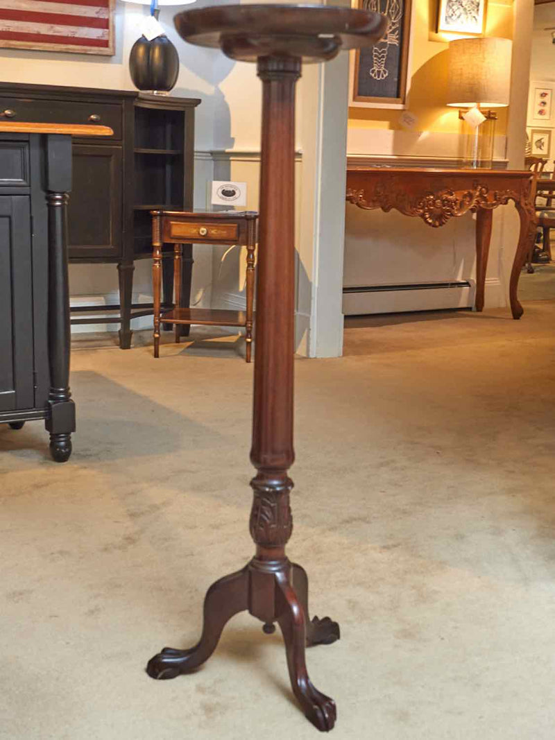 Mahogany Stain Pedestal/Plant Stand