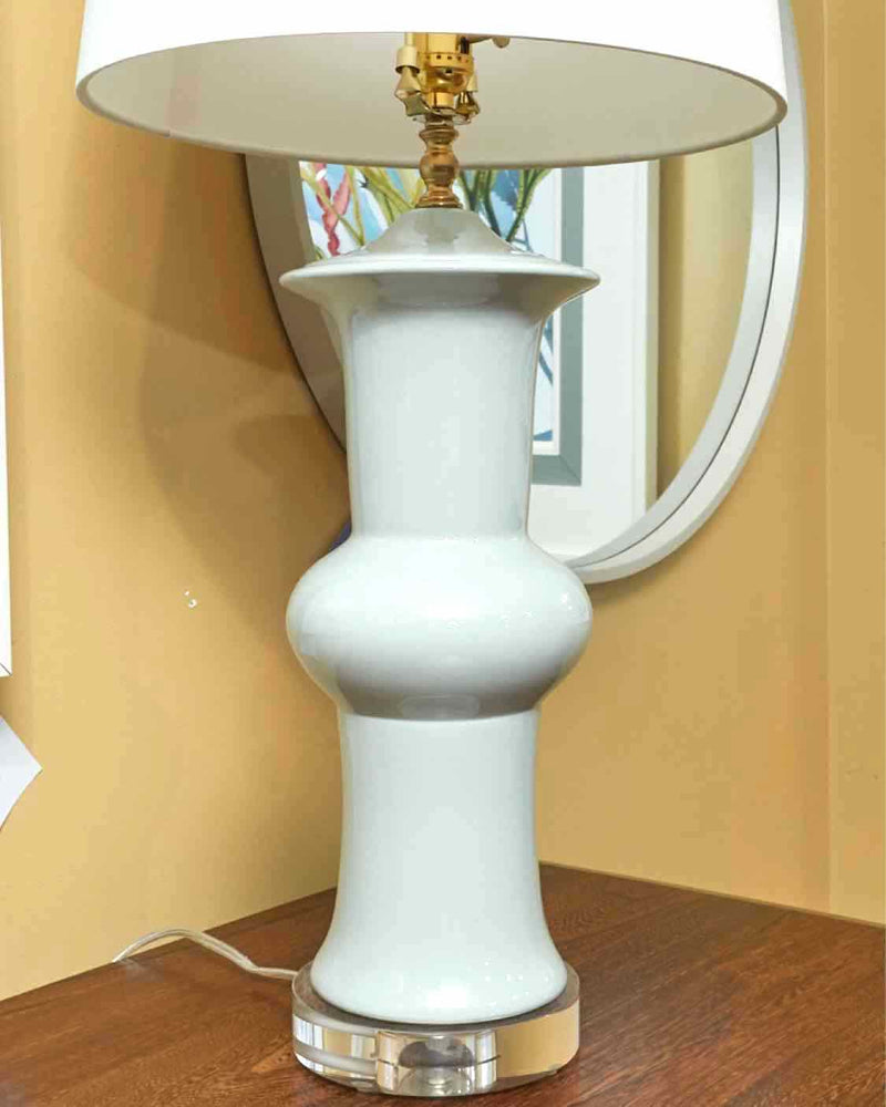 Palladian Porcelain  Light Blue Table Lamp