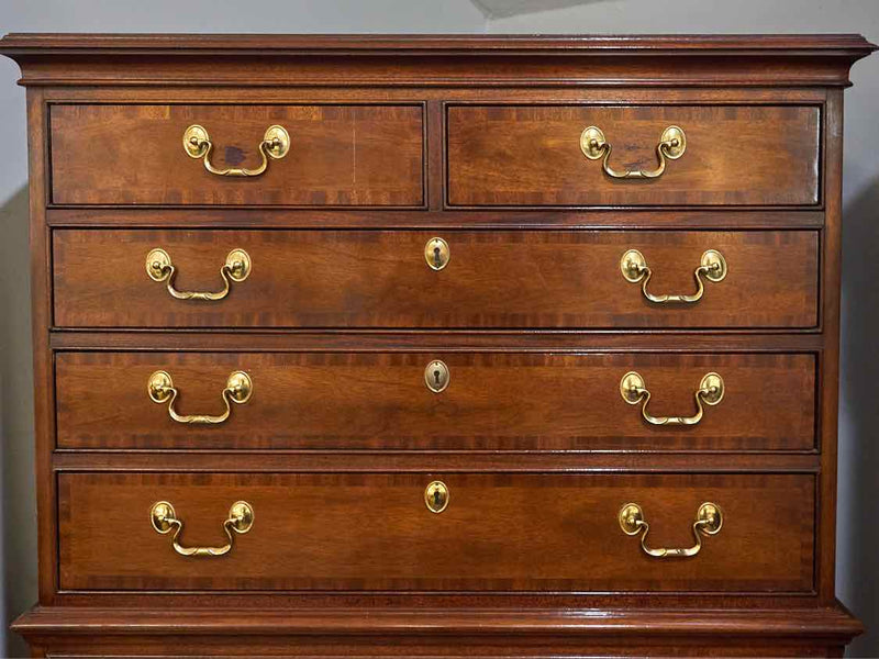 Council Craftsman Inlaid Mahogany Chest