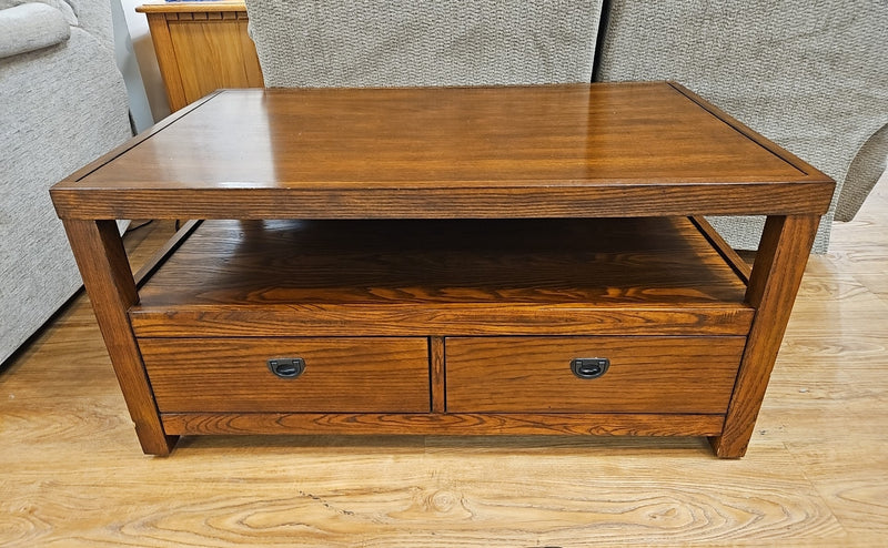 2-Drawer Rectangular Cocktail Table