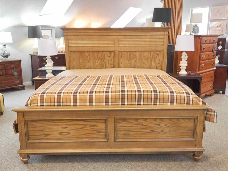 Oak King Bed