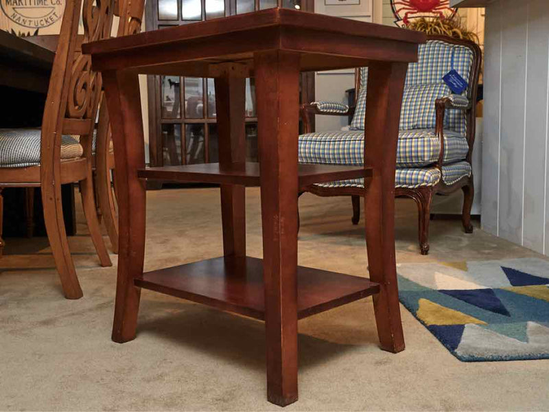 Riverside Cherry 2 Shelf  Side Table