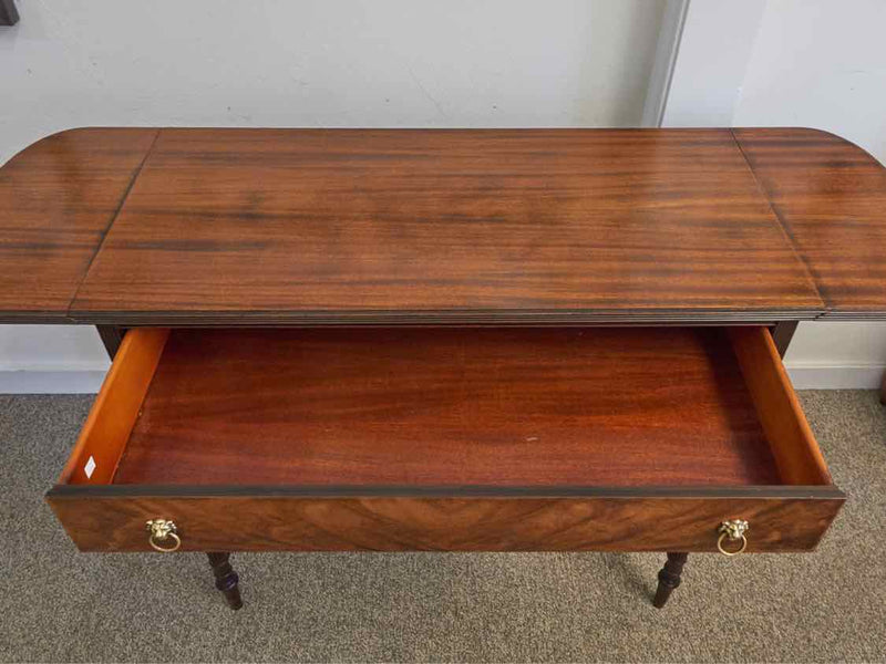 Limbert ' Van Raalte' Mahogany Server with 1 Drawer & Pop up Leaves