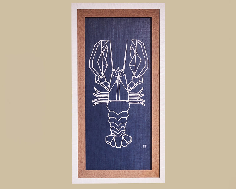 Lobster Denim II Framed Art