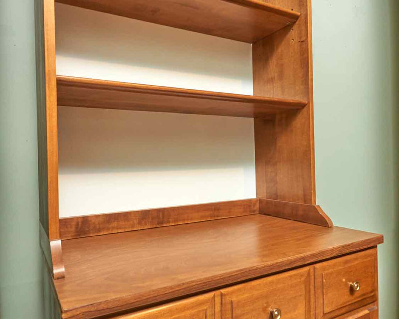 Moosehead Maple 1 Drawer 2 Door 3 Shelf  Bookcase