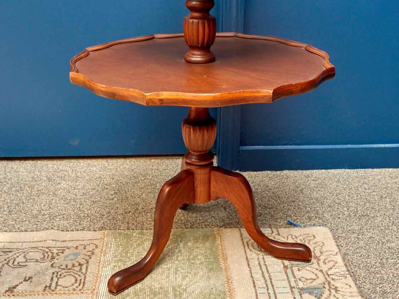 Mahogany 3 Tier Accent Table