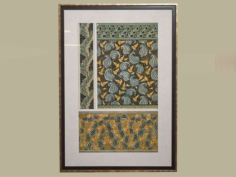 Framed Giclee: "Plantes D'Ornement V"