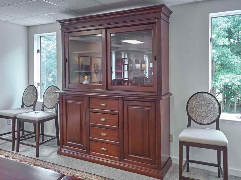 Arhaus 'Tuscany' Two Piece China Cabinet