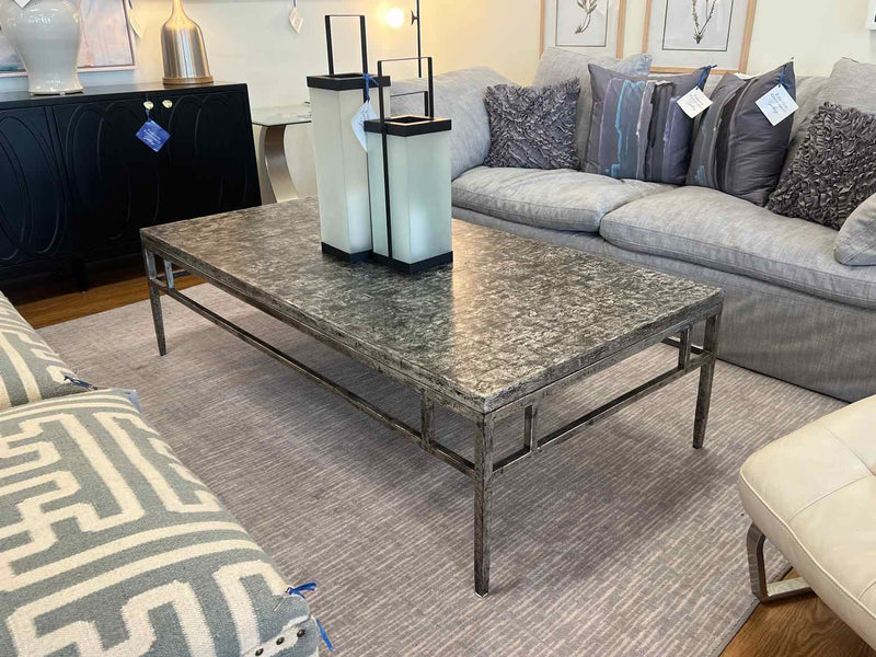 Arhaus Silver Cocktail Table